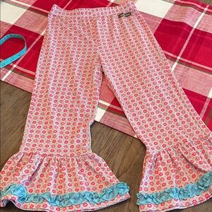 Matilda Jane Ruffle Bottom Size 6 Pants